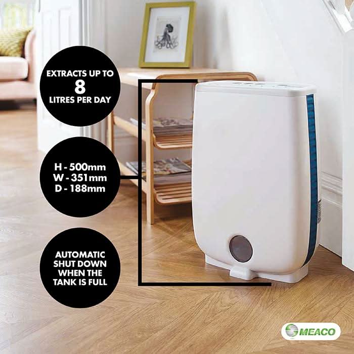 Meaco DD8L Junior Dehumidifier - Image 5